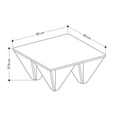 Diamond Modern Coffee Table Multipurpose H 38cm